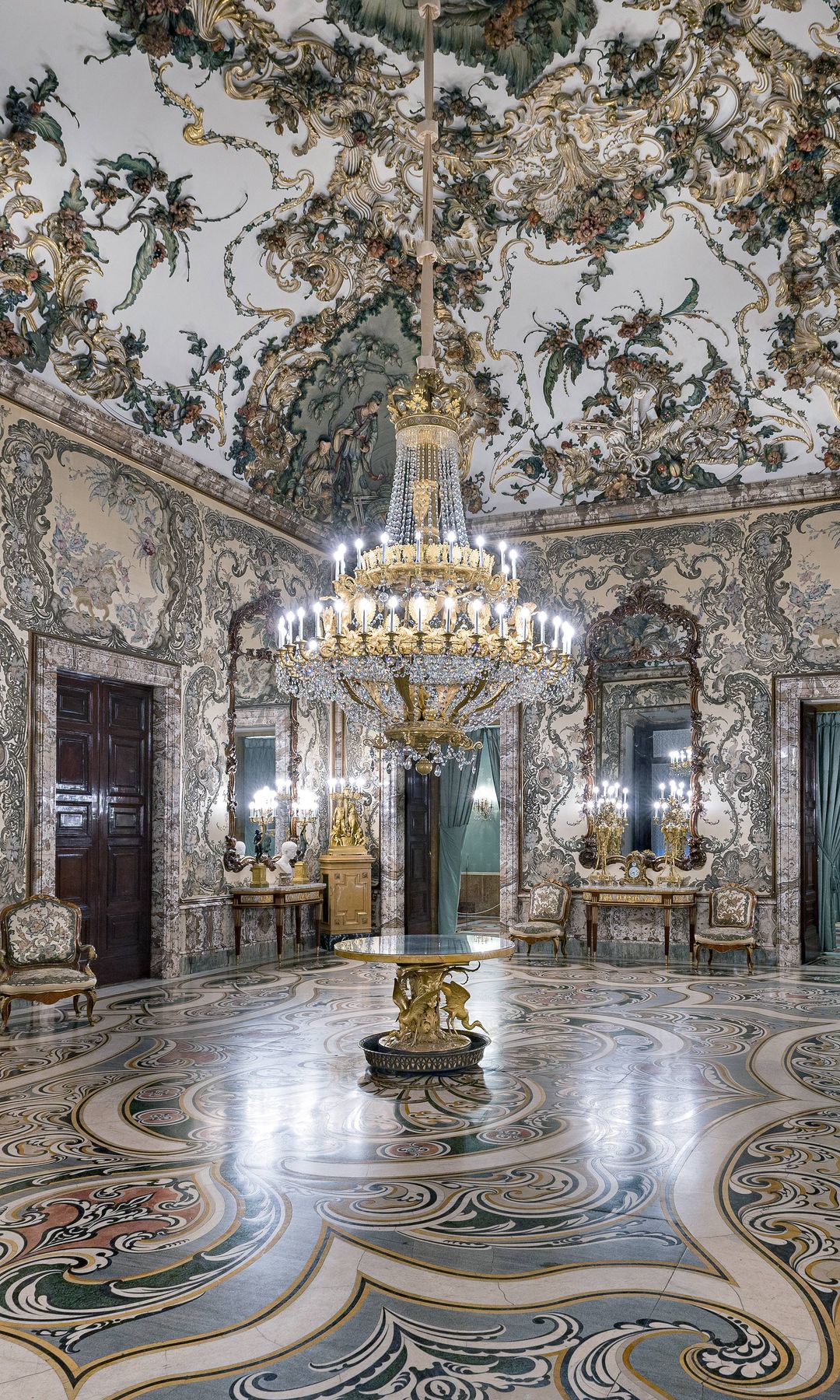 Salón de Gasparini del Palacio Real de Madrid