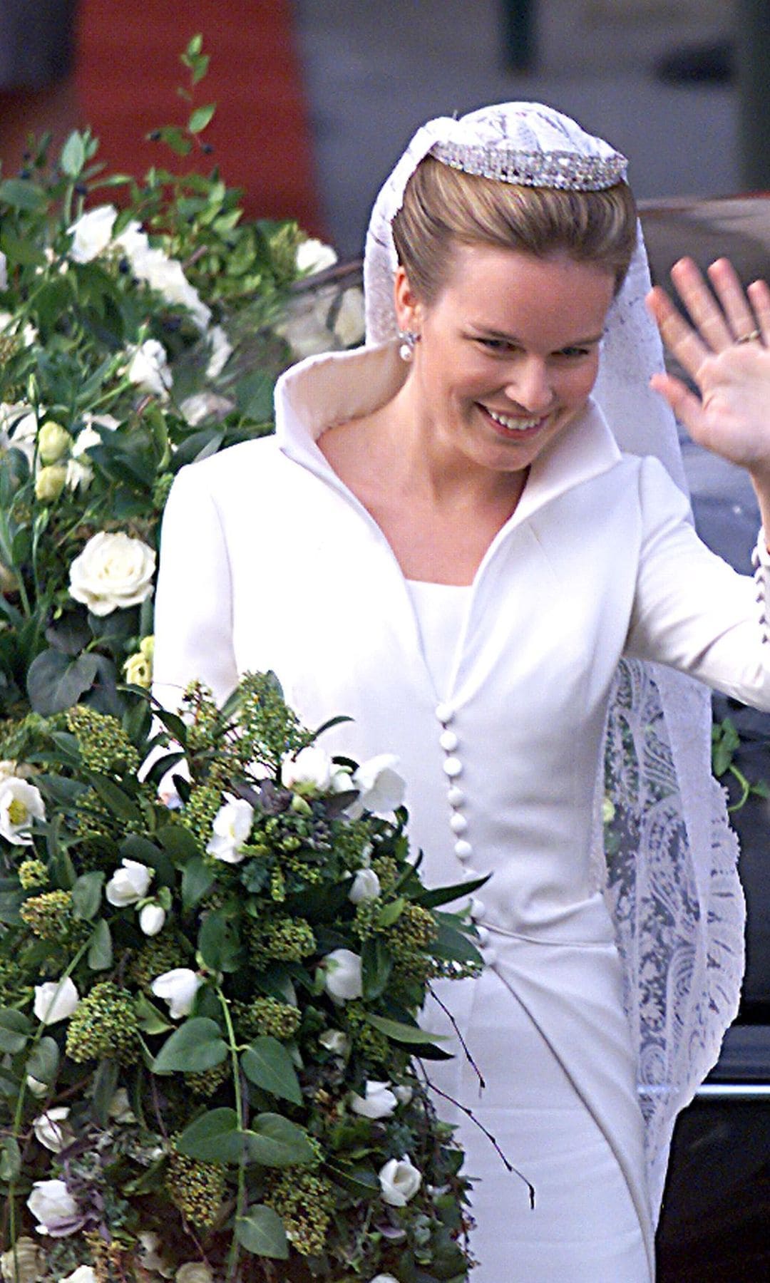 Boda de Matilde y Felipe de Bélgica tiara de novia