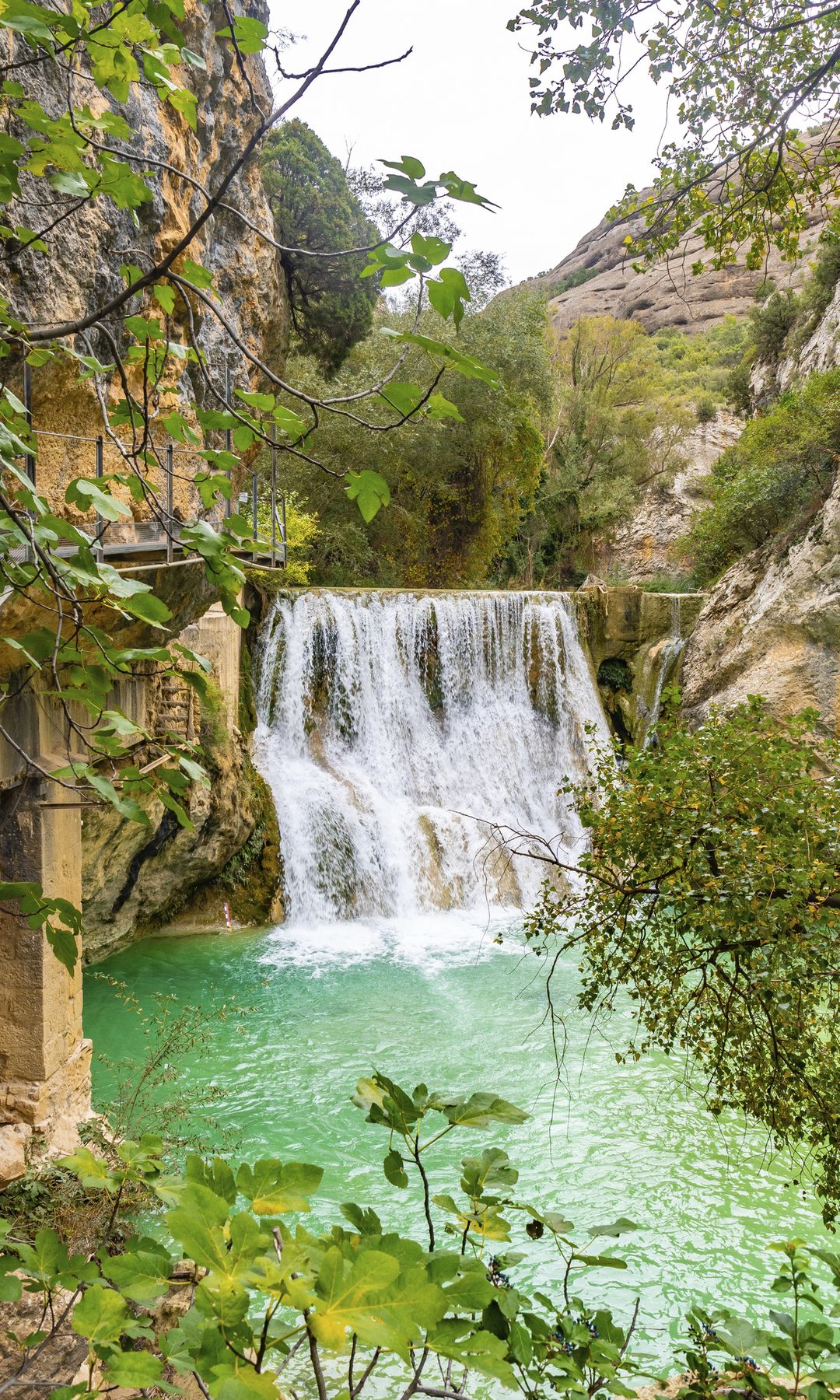 Pasarelas del río Vero, Sierra de Guara, Alquézar, Huesca