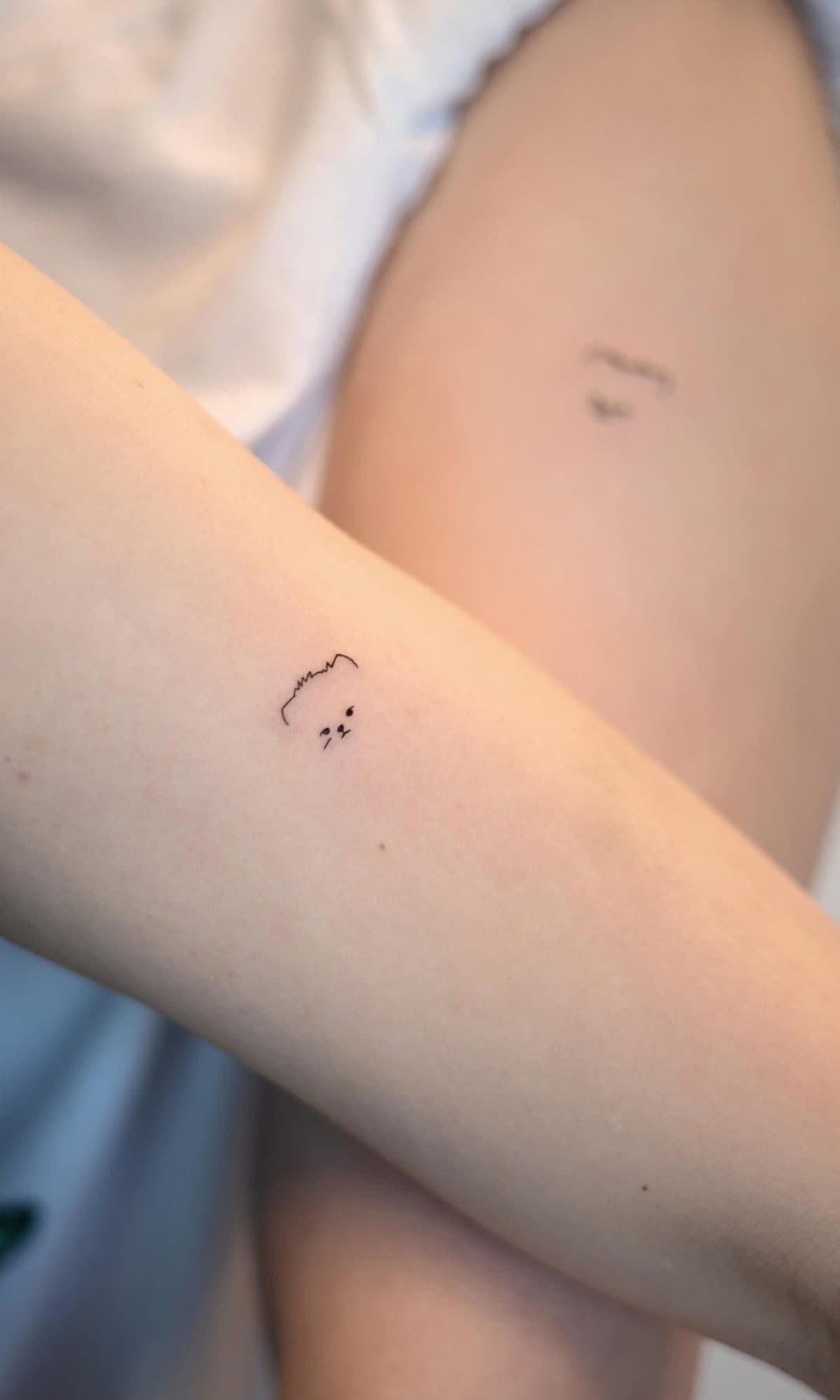 Tatuaje en pareja mascota