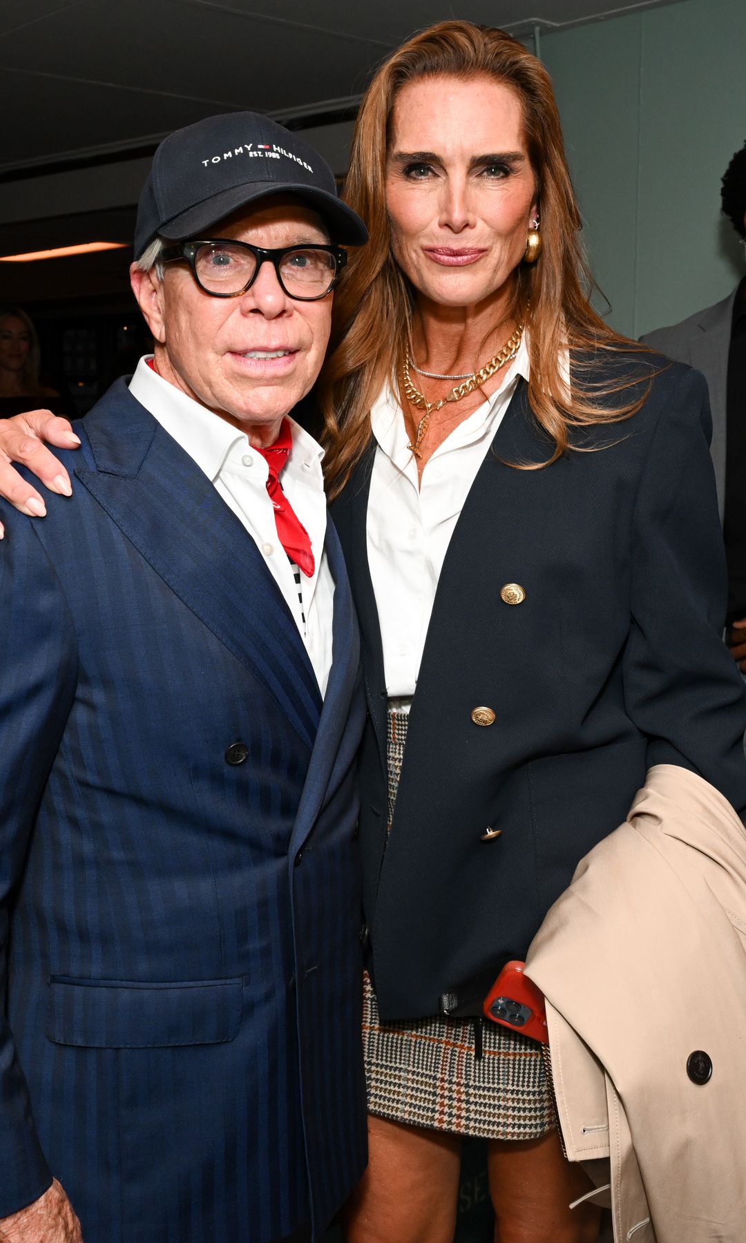 Tommy Hilfiger y Brooke Shields en Nueva York