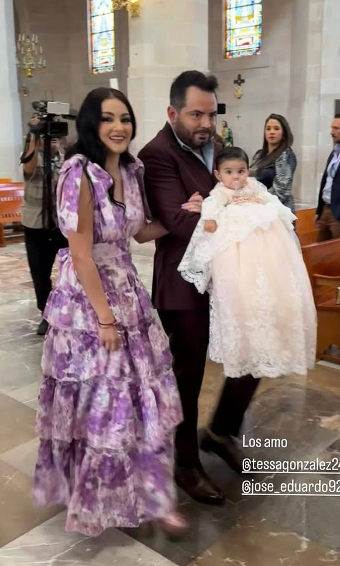 José Eduardo Derbez y Paola Dalay bautizaron a su hija este fin de semana en la Ciudad de México