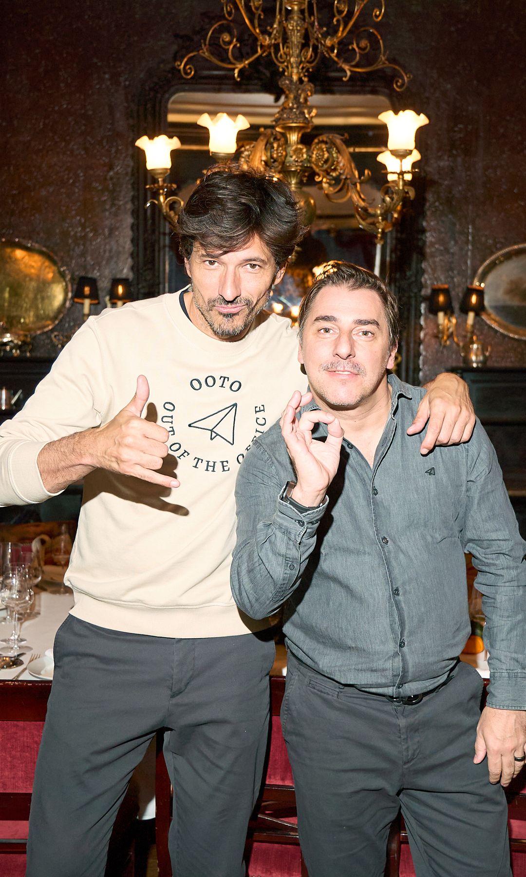 Andrés Velencoso y Jordi Roca en el evento del segundo aniversario de OOTO