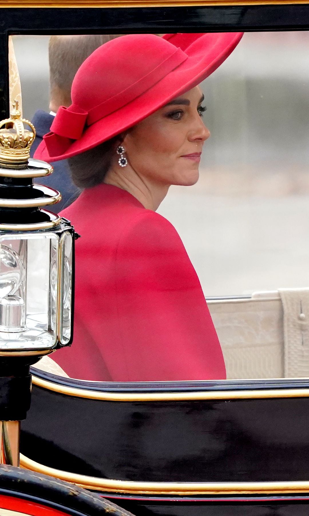 Kate Middelton durante el desfile de bienvenida que se brindó al mandatario coreano en noviembre de 210223