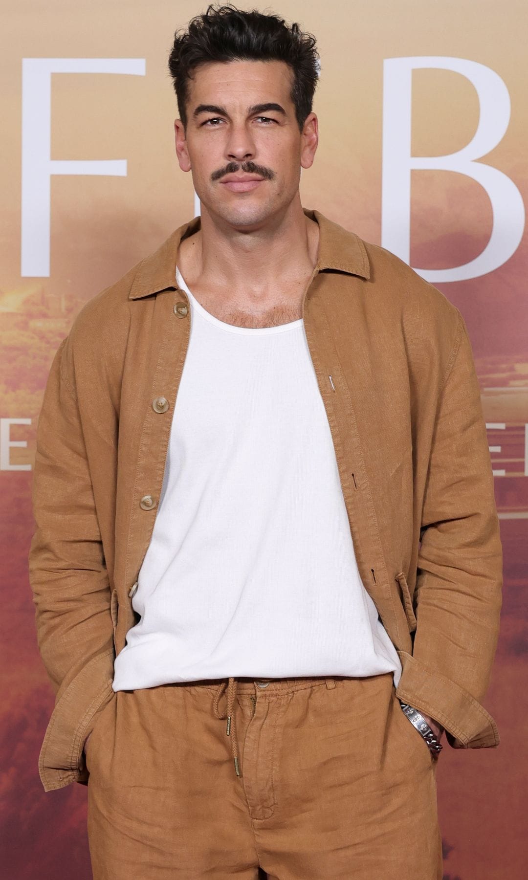 Actor Mario Casas at photocall film El secreto del Orfebre in Madrid  on Thursday, 20 February 2025.