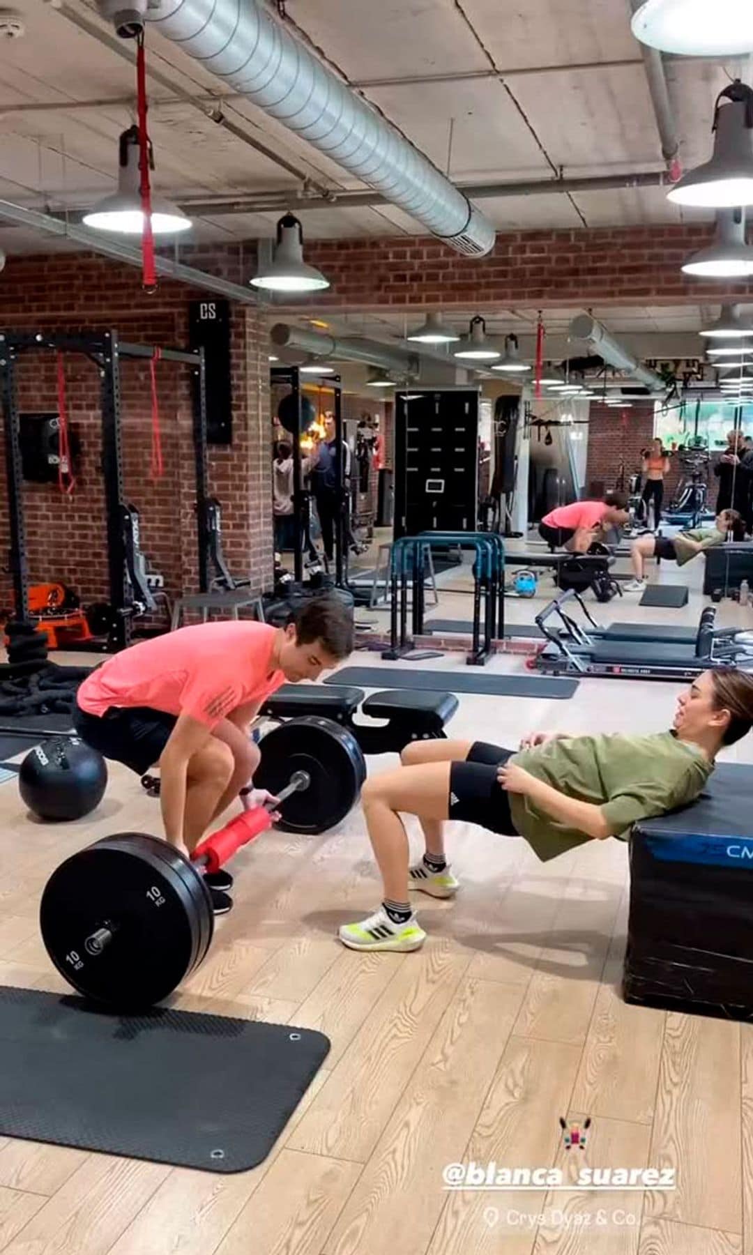 Blanca Suárez en el gimnasio