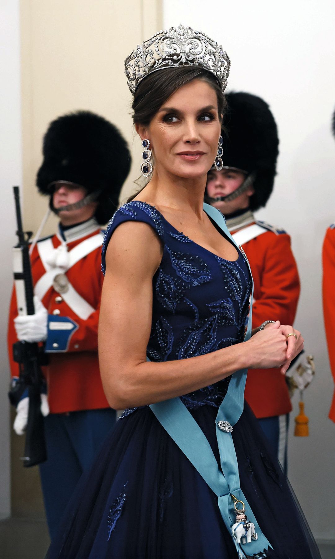 Doña Letizia con tiara