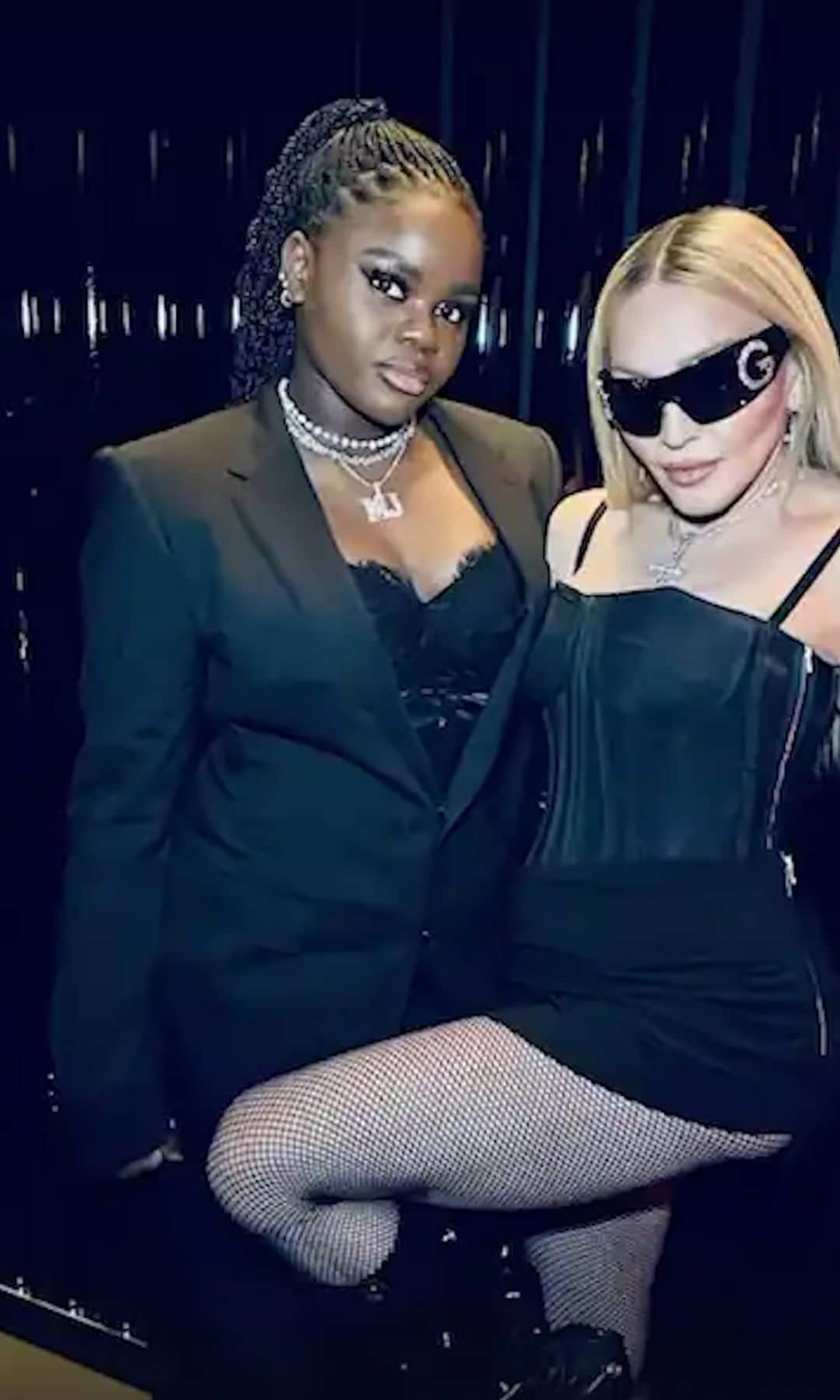 Mercy James y Madonna