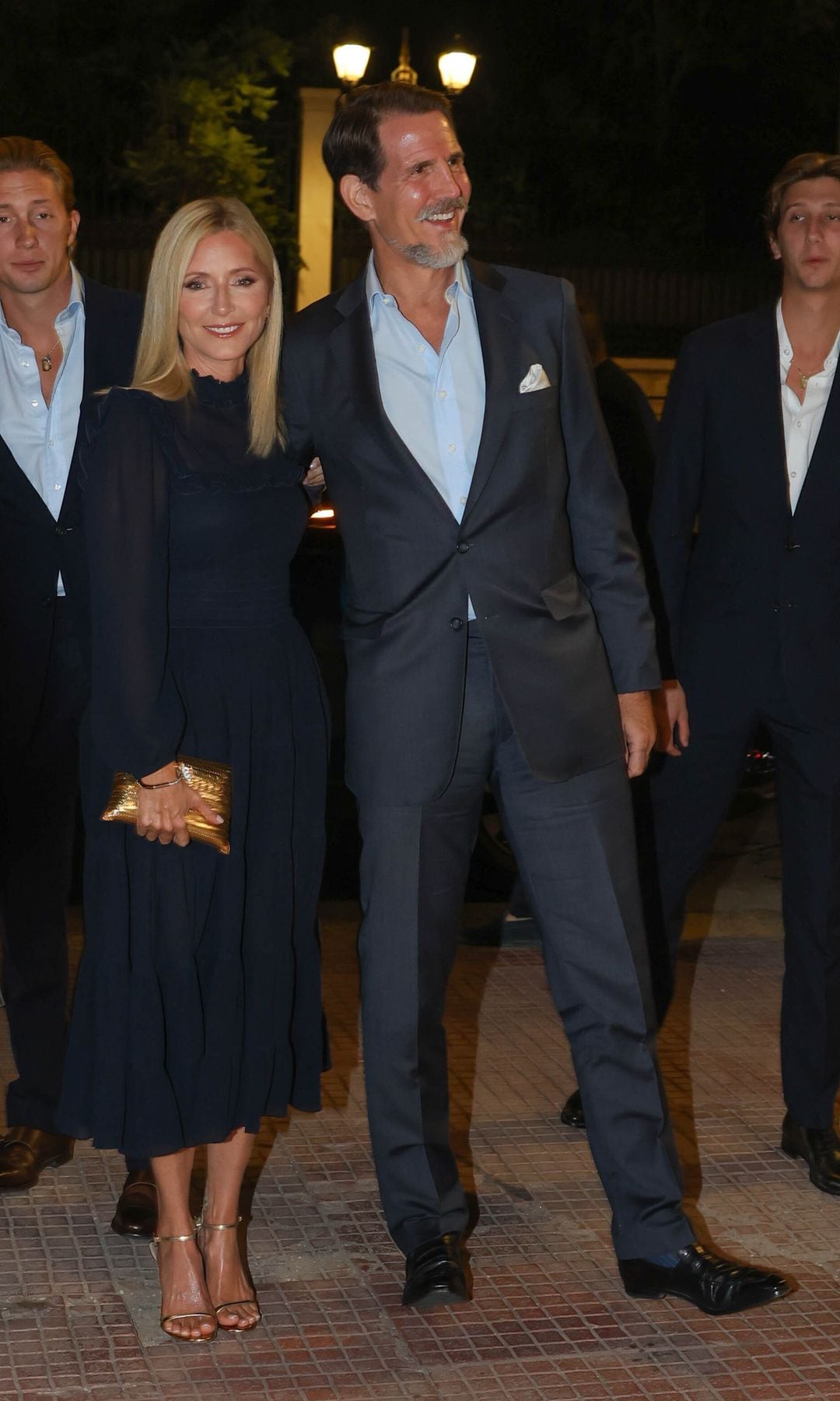 Pablo of Greece and Marie-Chantal of Greece at the Pre-Wedding Theodora of Greece and Matthew Kuma