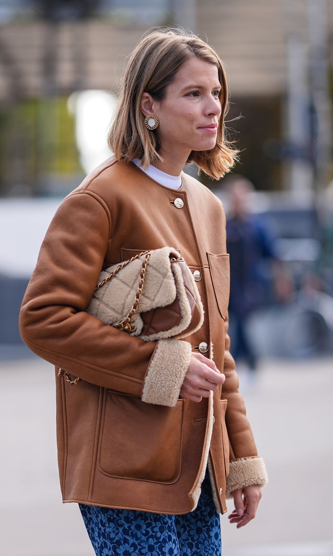 Look con chaqueta de doble faz