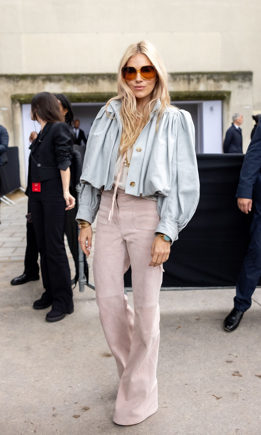 Sienna Miller en el desfile de Chloé