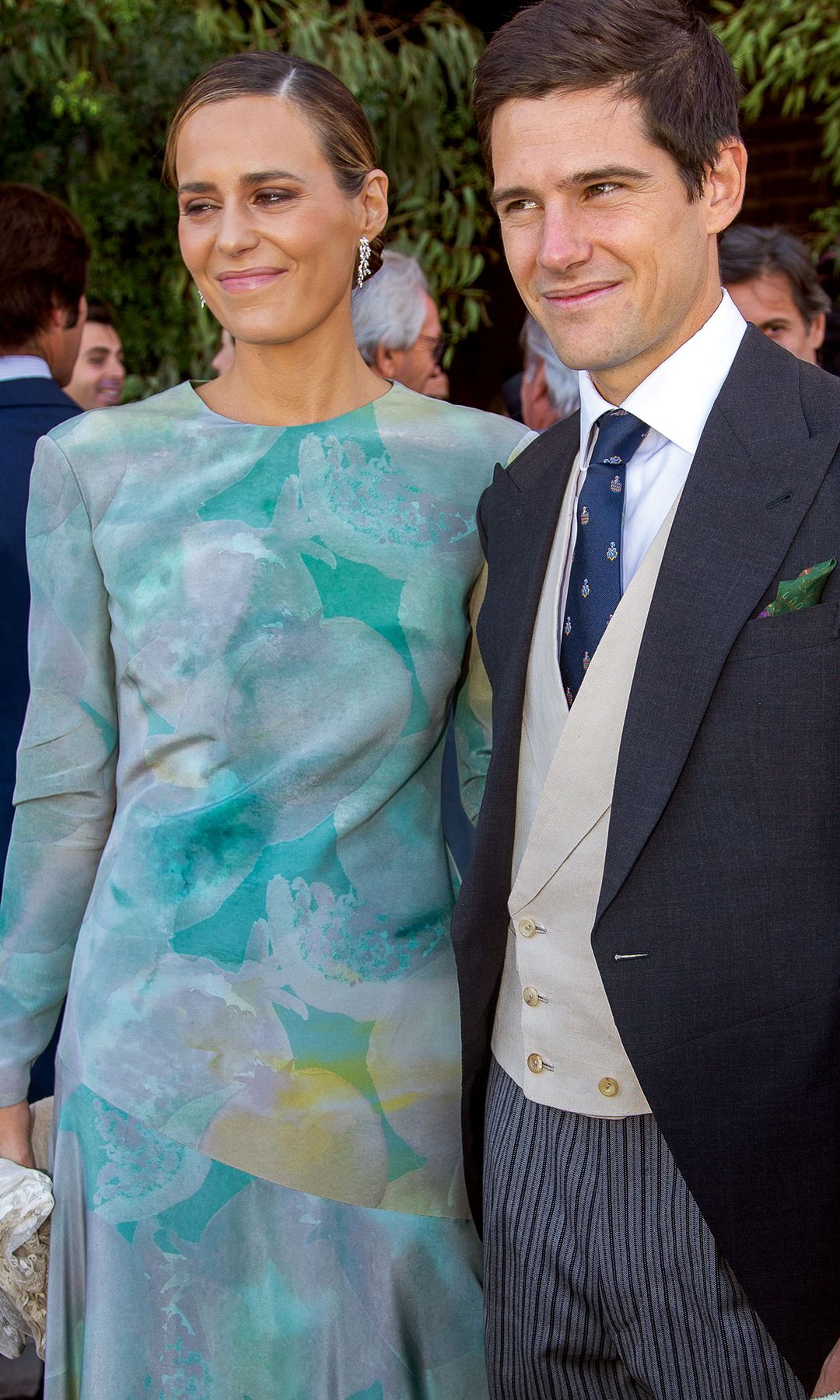 Claudia Osborne con José Entrecanales en la boda de Ana Cristina Portillo