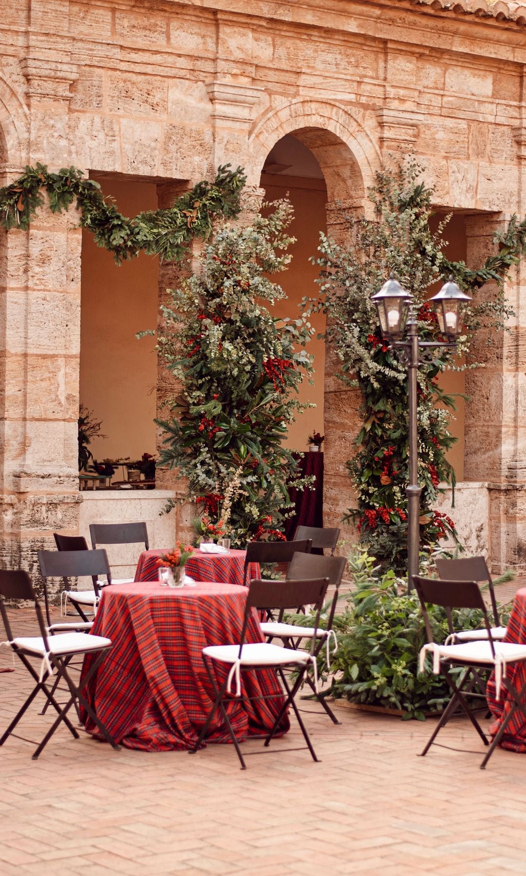 Rincón navideño de un enlace de Las bodas de Araventum