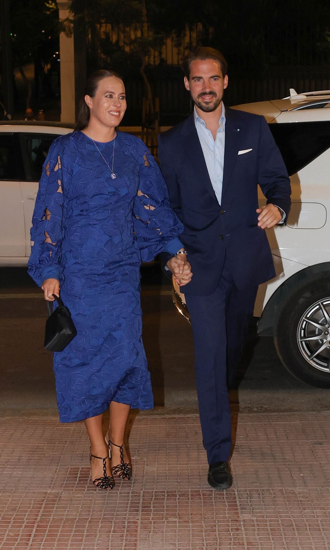 Philippos of Greece and Nina Flohr at the Pre-Wedding Theodora of Greece and Matthew Kumar 