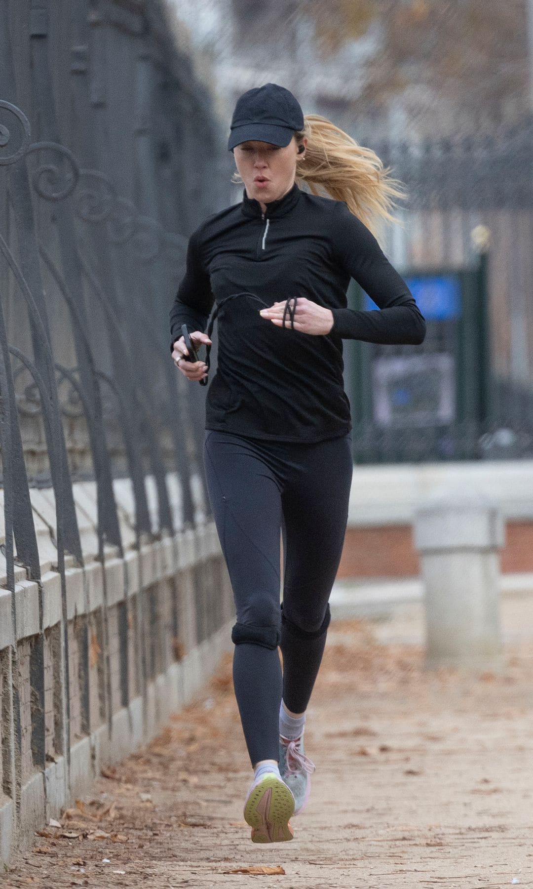 Amber Heard, corriendo por Madrid