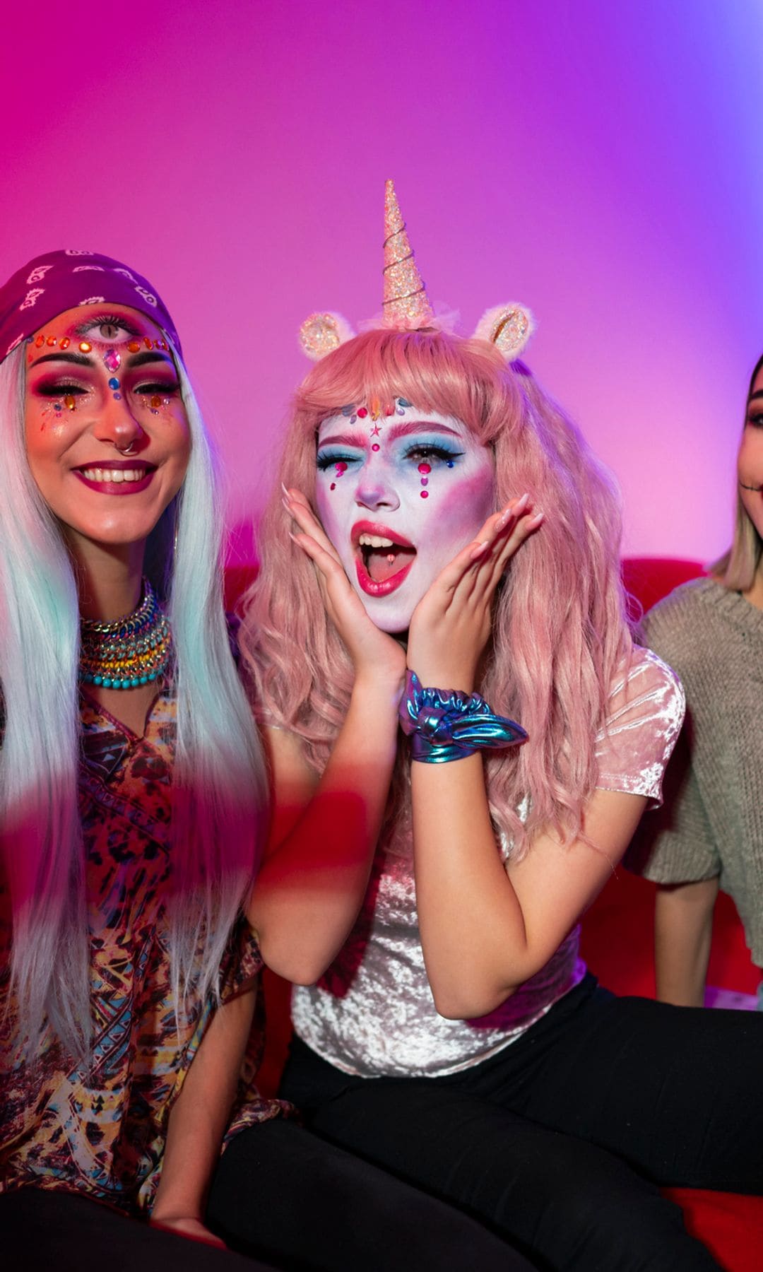 Maquillaje de unicornio para Halloween