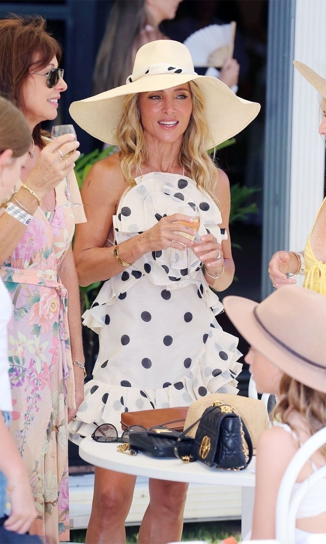 Elsa Pataky en un evento de polo en Australia