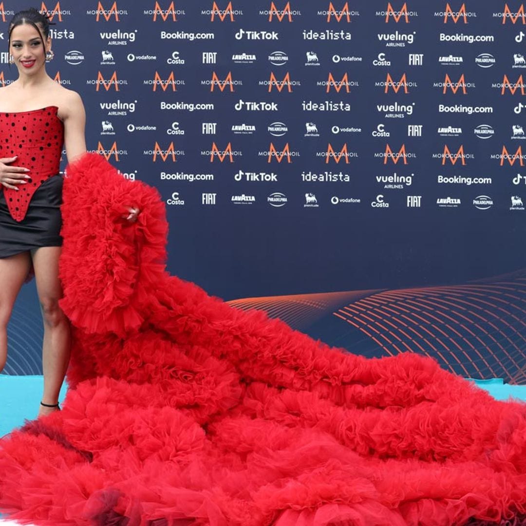La inspiración flamenca de Chanel, favorita en las encuestas, arrasa en la inauguración de Eurovisión