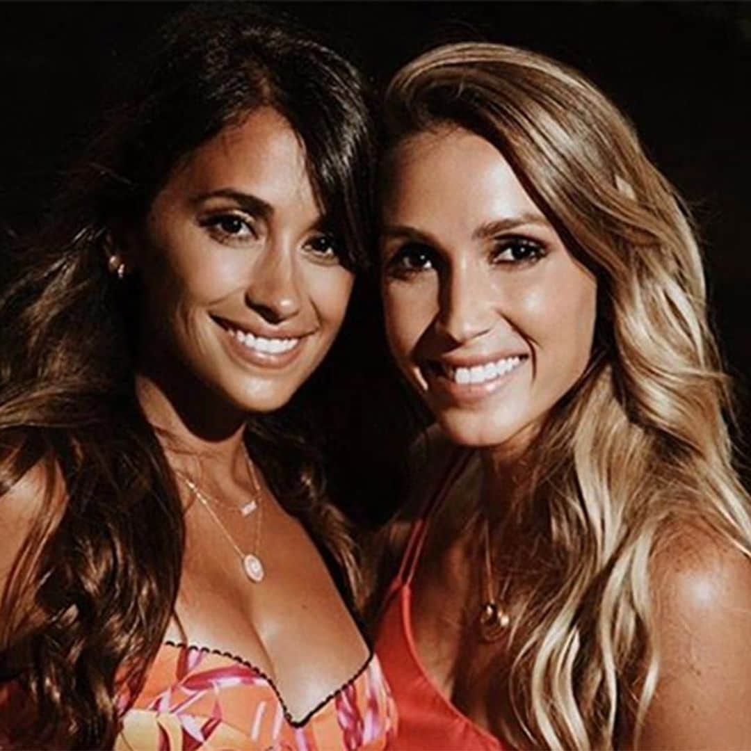 Antonela Roccuzzo y Sofía Balbi, 'hermanas' pero rivales ante un Barça-Atleti