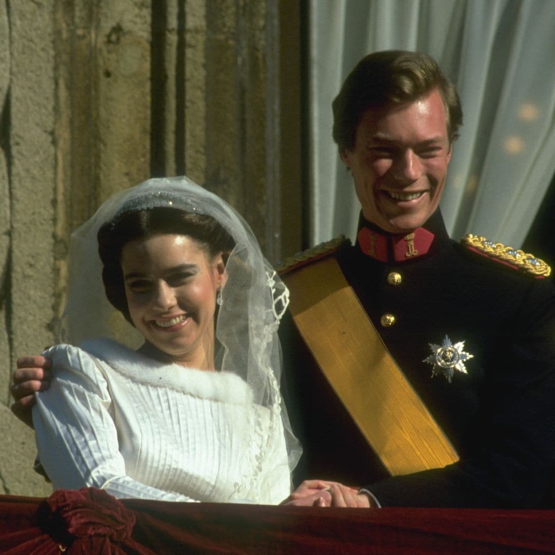 La boda real de María Teresa de Luxemburgo en San Valentín con vestido inspirado en una reina española