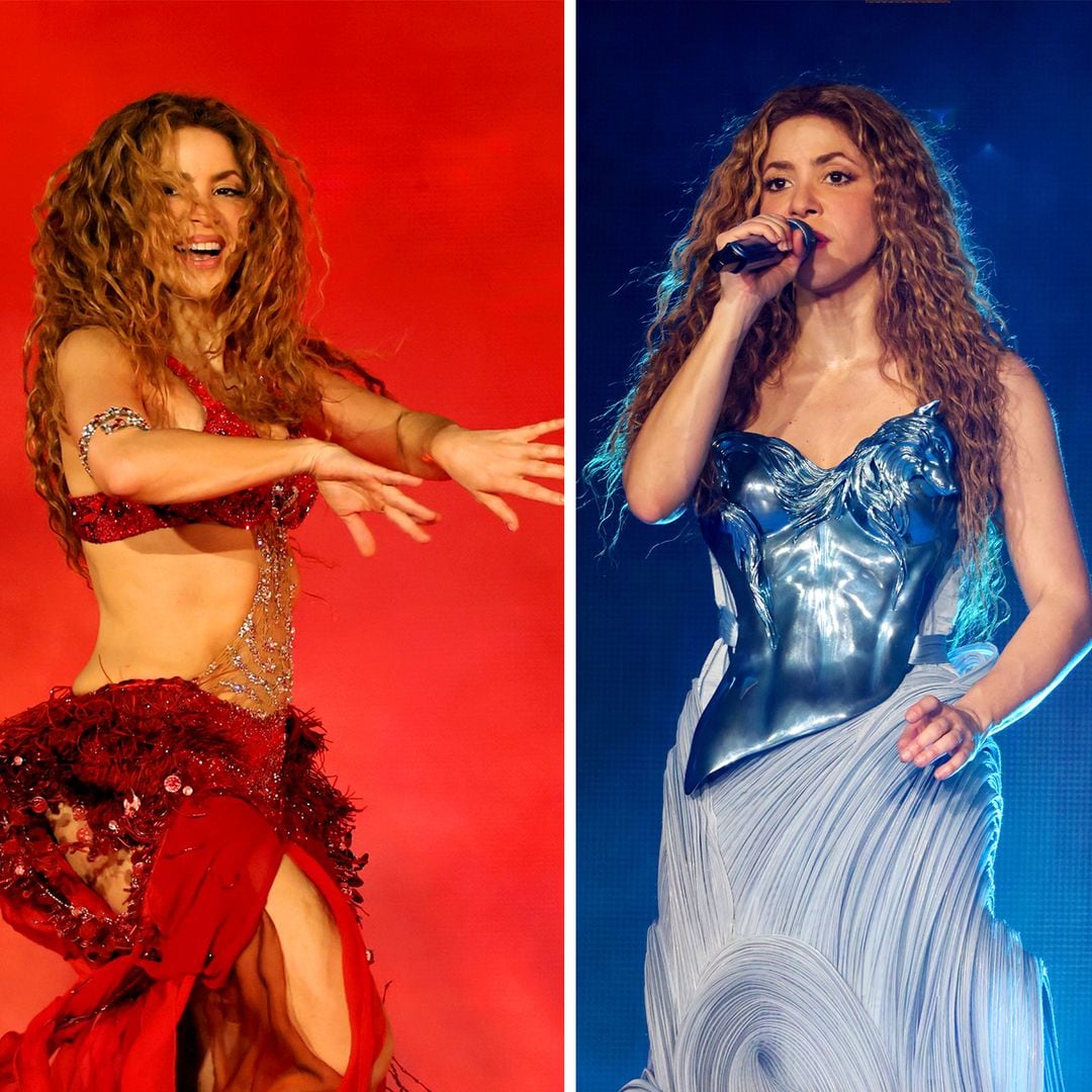 Los 13 icónicos looks de Shakira durante el inicio de su gira 'Las Mujeres Ya No Lloran World Tour'