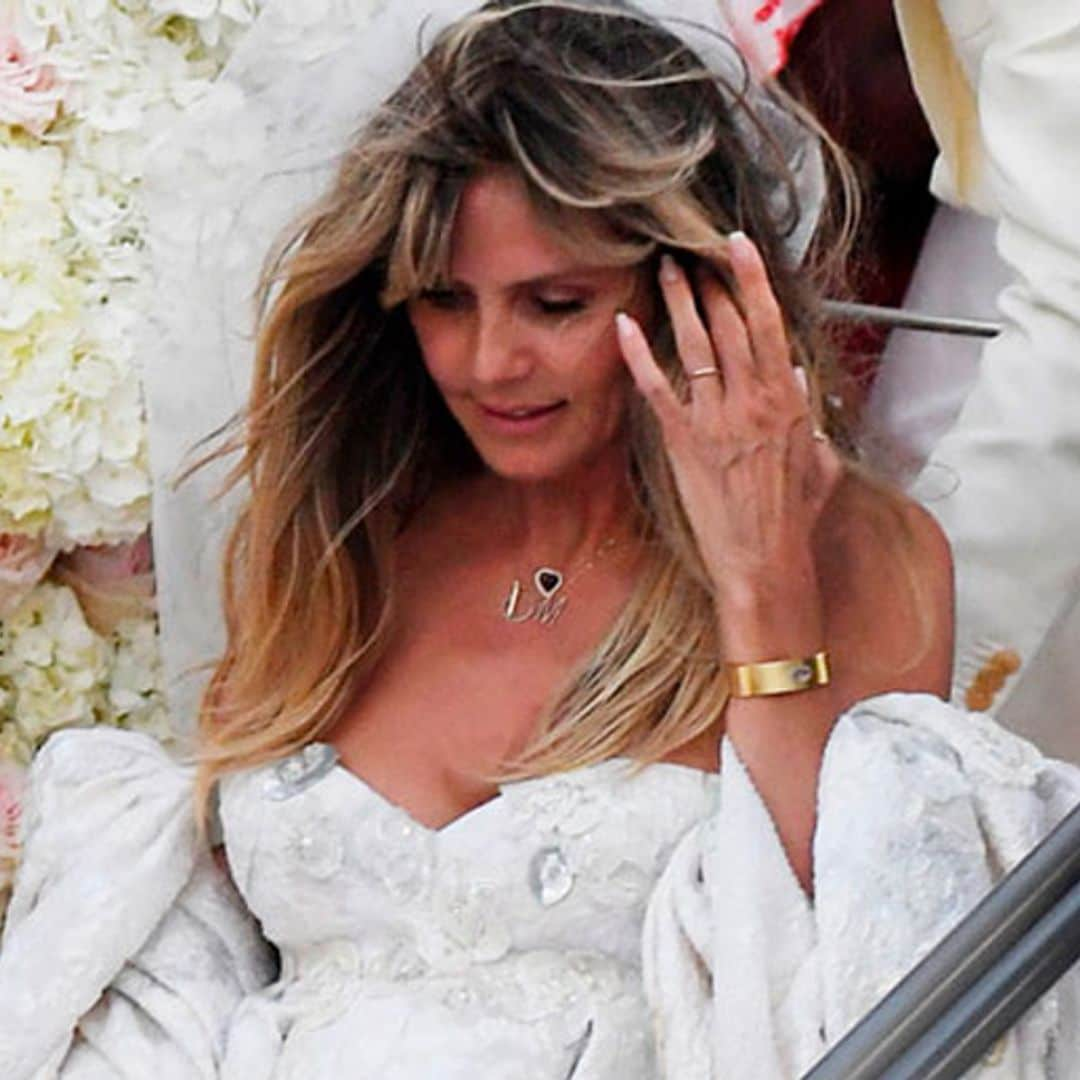 Heidi Klum luce vestido de novia de cuento de hadas para su boda con Tom Kaulitz