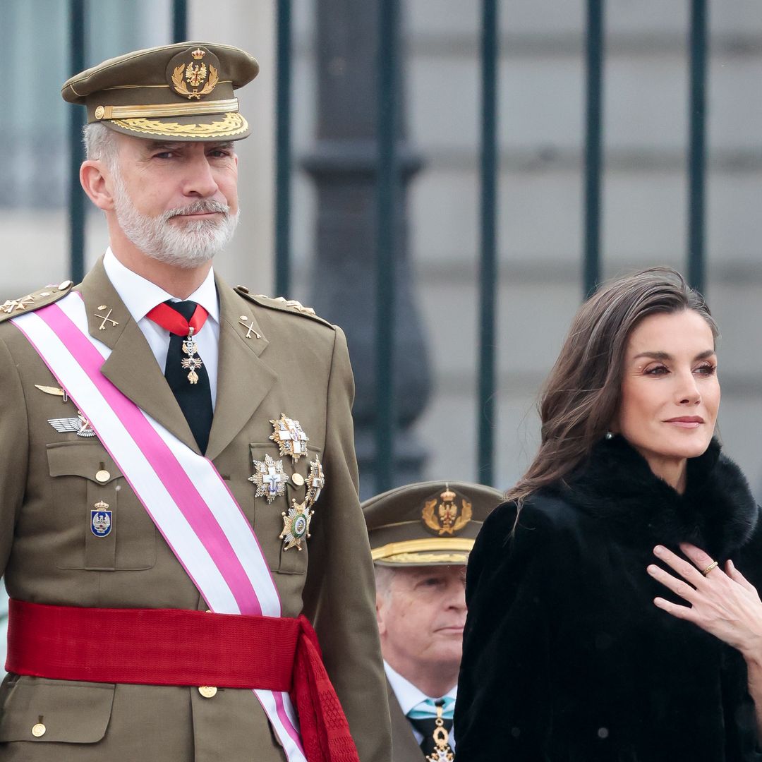 Los Reyes, junto con la princesa Leonor, presiden la Pascua Militar