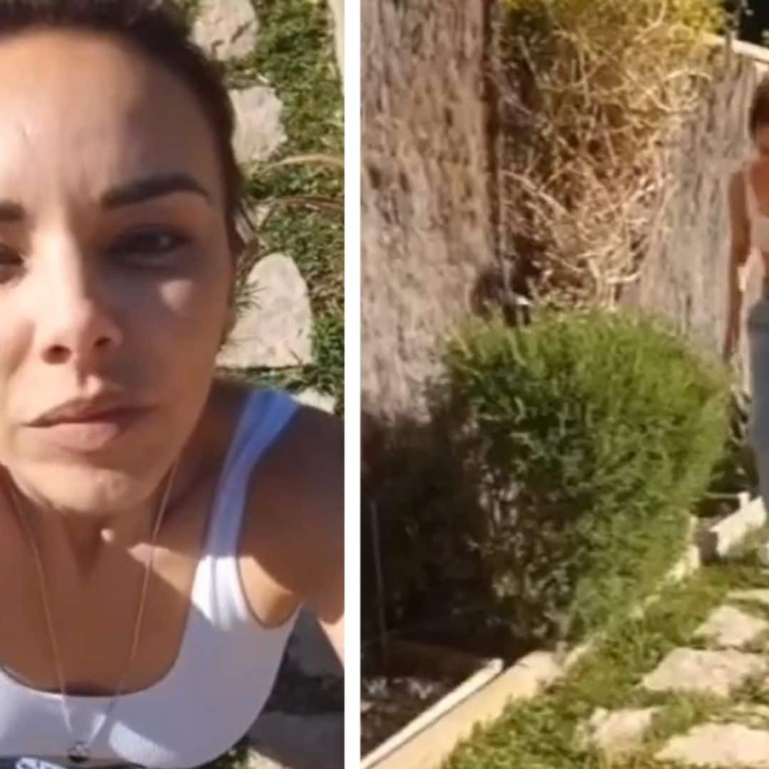 El video más divertido de Chenoa 'volviendo a ser una niña' y jugando a la pata coja