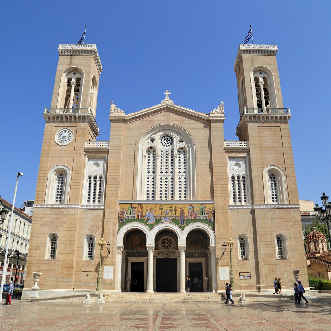 Fachada de la Catedral Metropolitana de Atenas