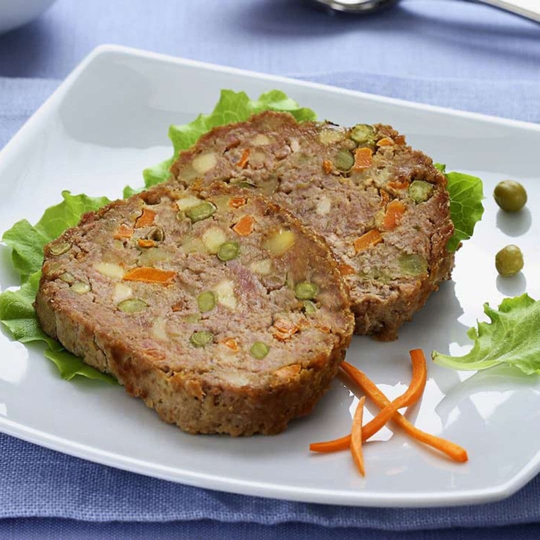 'Polpettone' con verduras