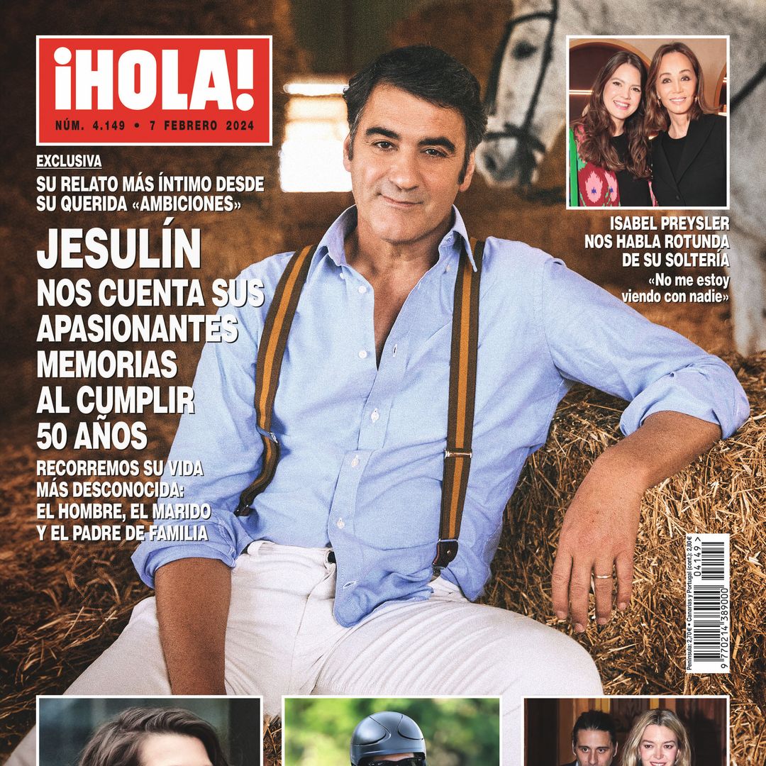 La última portada protagonizada por Jesús Janeiro en ¡HOLA!, donde hizo un recorrido de su vida más desconocida como hombre, marido y padre de familia