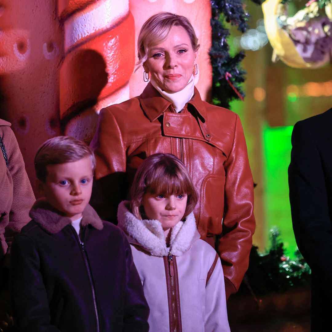 Charlene de Mónaco en la inauguración de la Christmas village