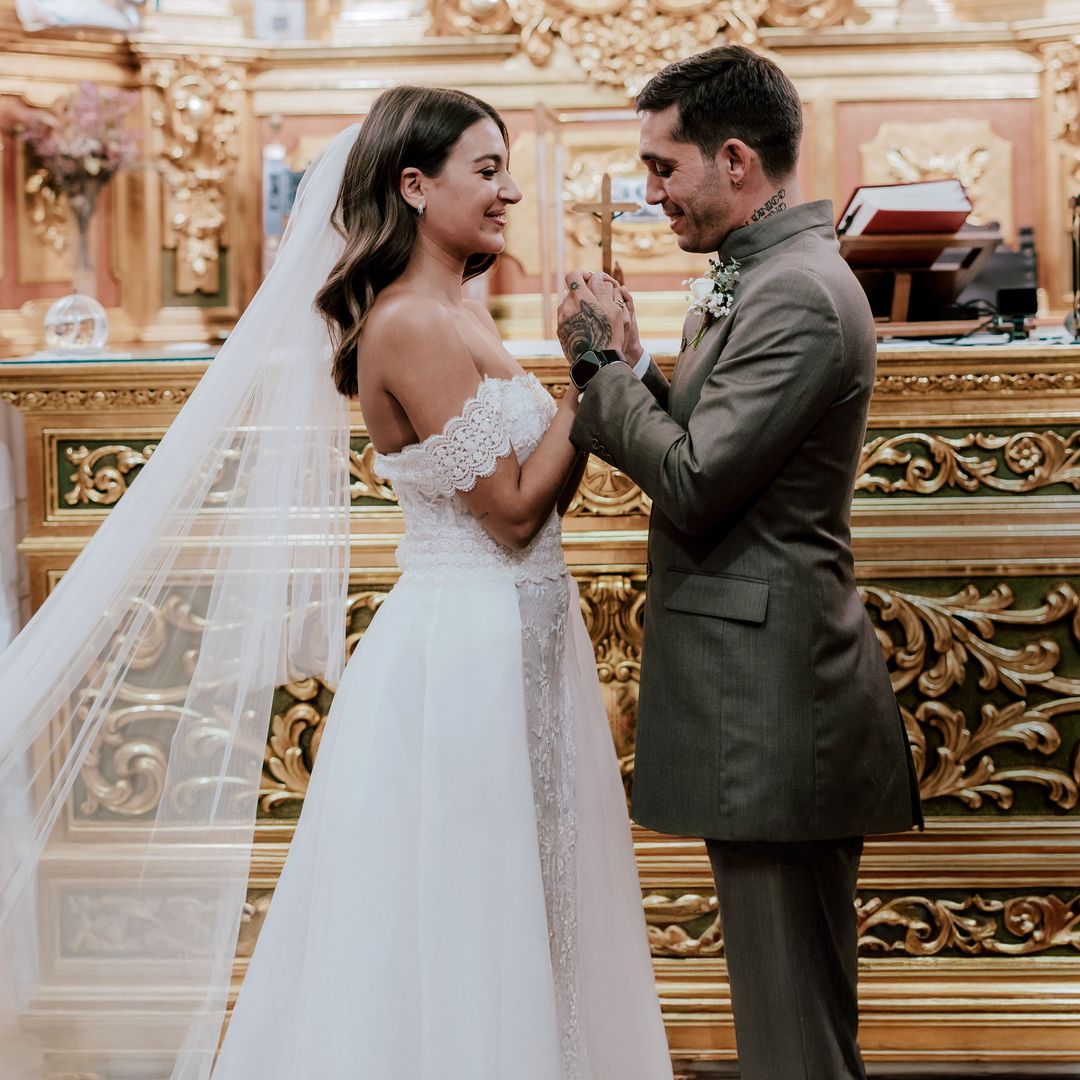 Ana Guerra y Víctor Elías en la boda