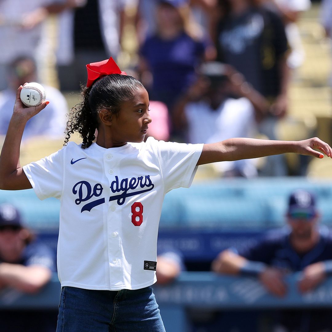 Bianka, hija de Kobe Bryant, la protagonista más tierna en el reciente juego de los Dodgers