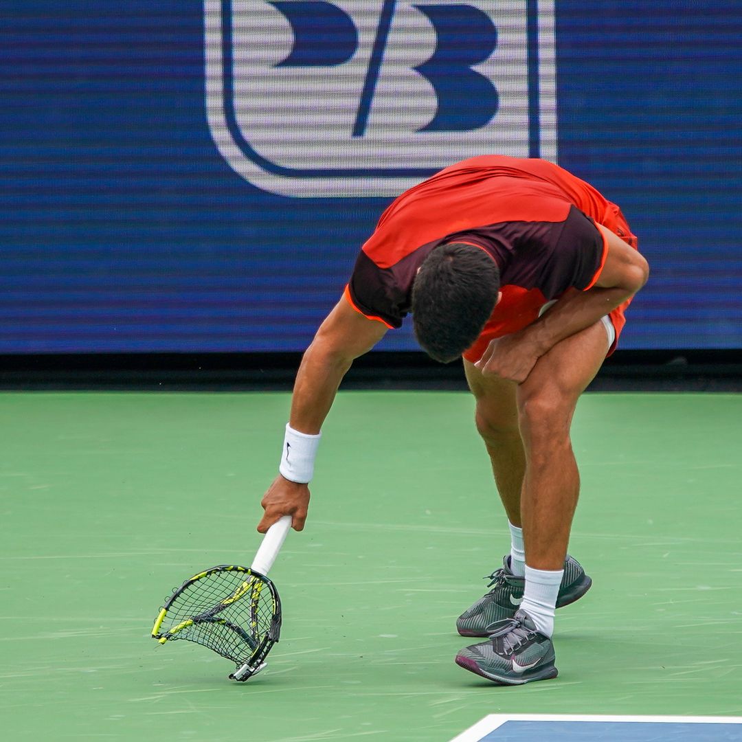 Carlos Alcaraz protagoniza un momento viral en su regreso a la cancha de tenis tras sus vacaciones en Mallorca