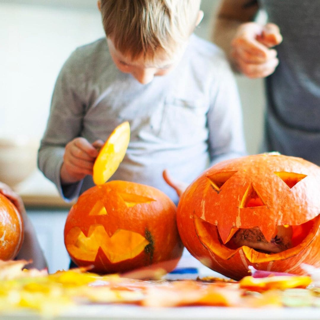 Cómo preparar calabazas para Halloween con los niños