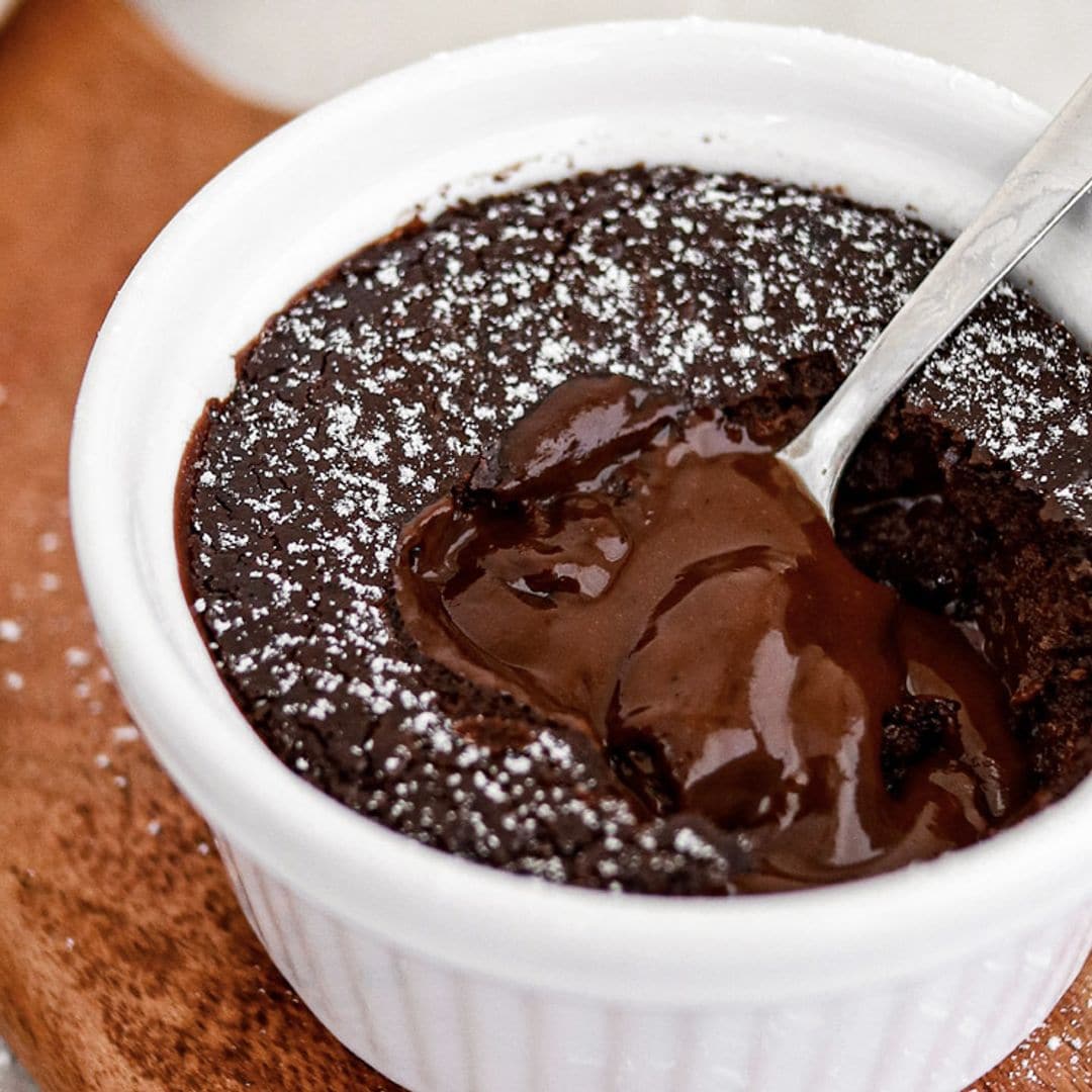 'Coulant' de chocolate con airfryer