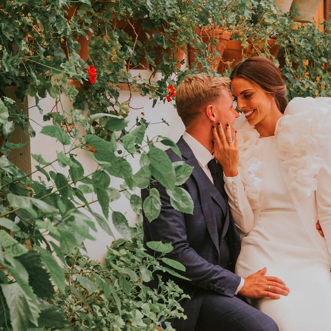 La boda de Yolanda, la novia del look desmontable con sello andaluz