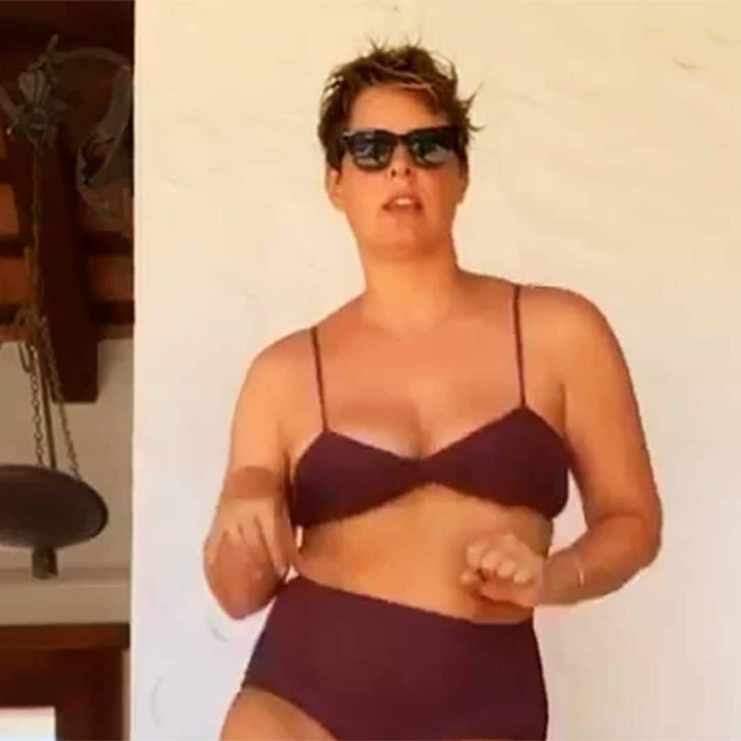 El aplaudido baile en bikini y sin complejos de Tania Llasera