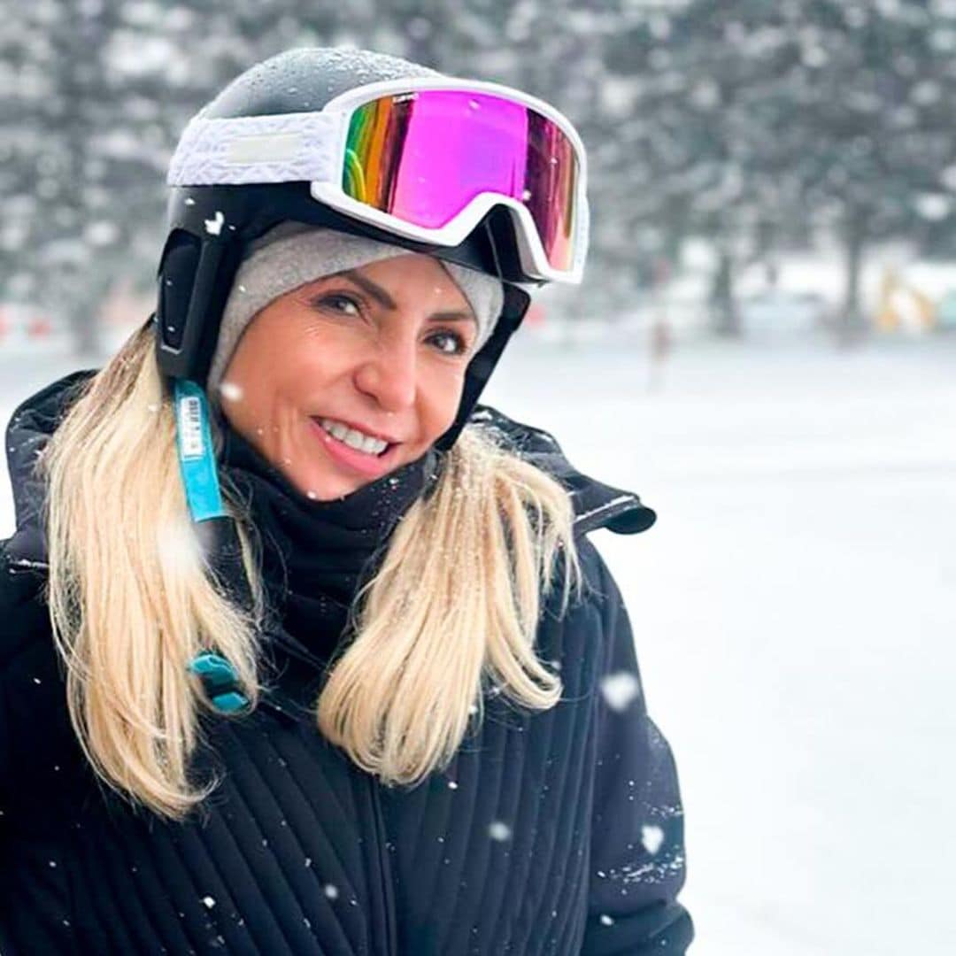 Erika Zaba sufre aparatoso accidente mientras esquiaba