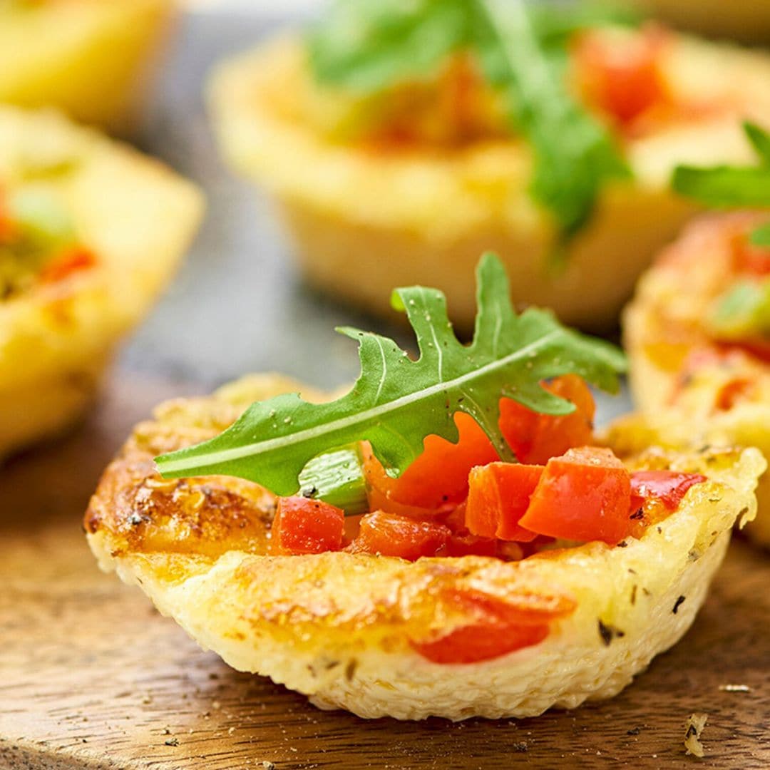 'Mini frittata' de patata y pimiento rojo