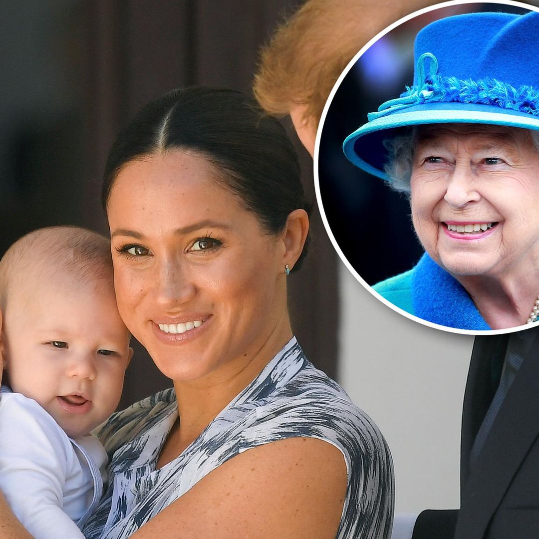 Meghan Markle y el pequeño Archie felicitaron a la Reina por videollamada en su cumpleaños