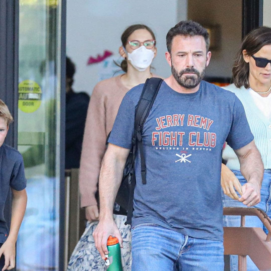 La reunión familiar de Ben Affleck y Jennifer Garner, dos ex unidos por sus hijos