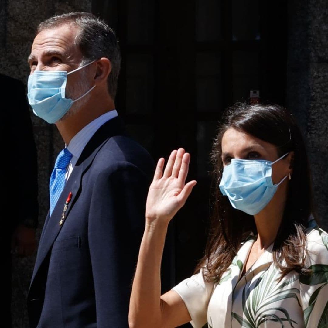 Los momentos más destacados de la visita de los reyes Felipe y Letizia a Santiago de Compostela