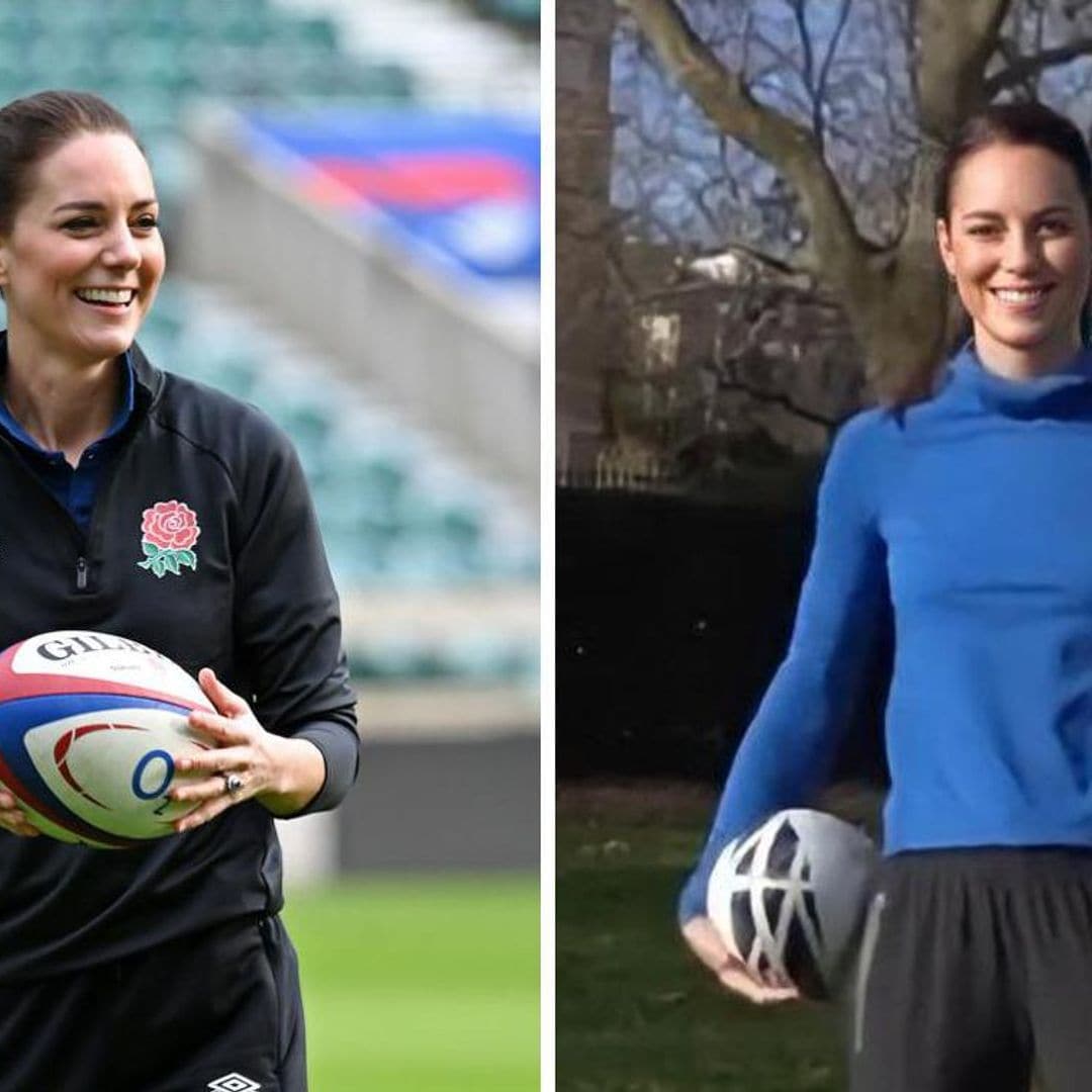 Kate Middleton asume el patronato de Rugby con un perfecto estilo deportivo