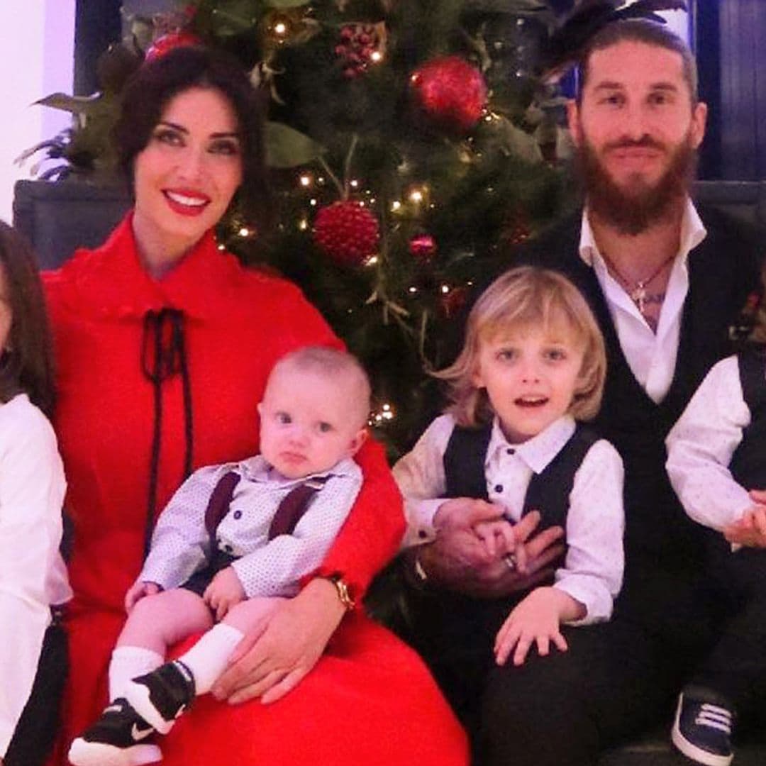 La emoción de los hijos de Pilar Rubio y Sergio Ramos antes de abrir los regalos de los reyes