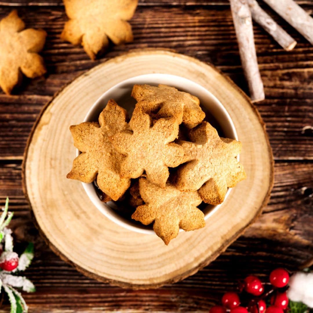 Galletas navideñas de avena y mantequilla