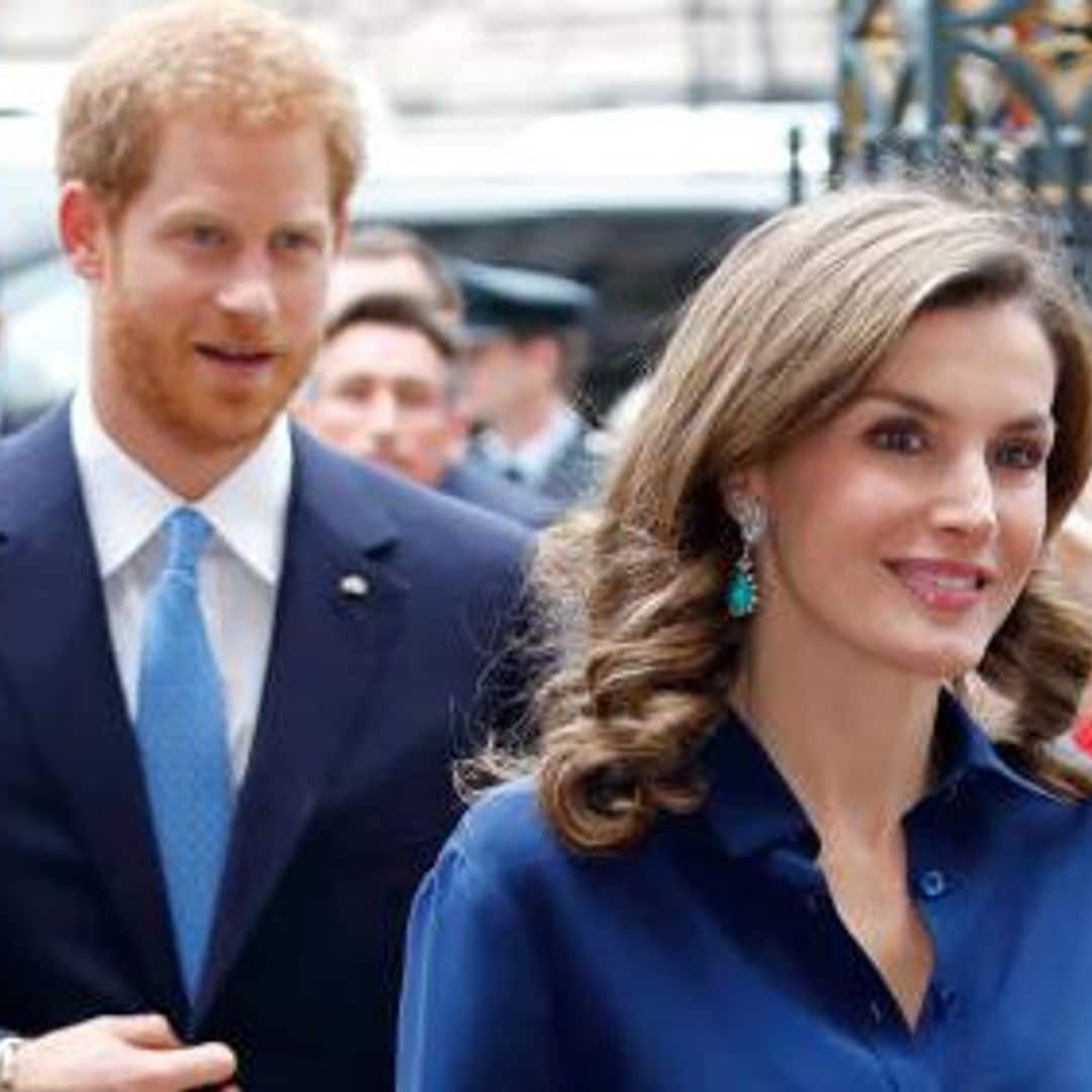 La curiosa conexión entre el príncipe Harry y la reina Letizia