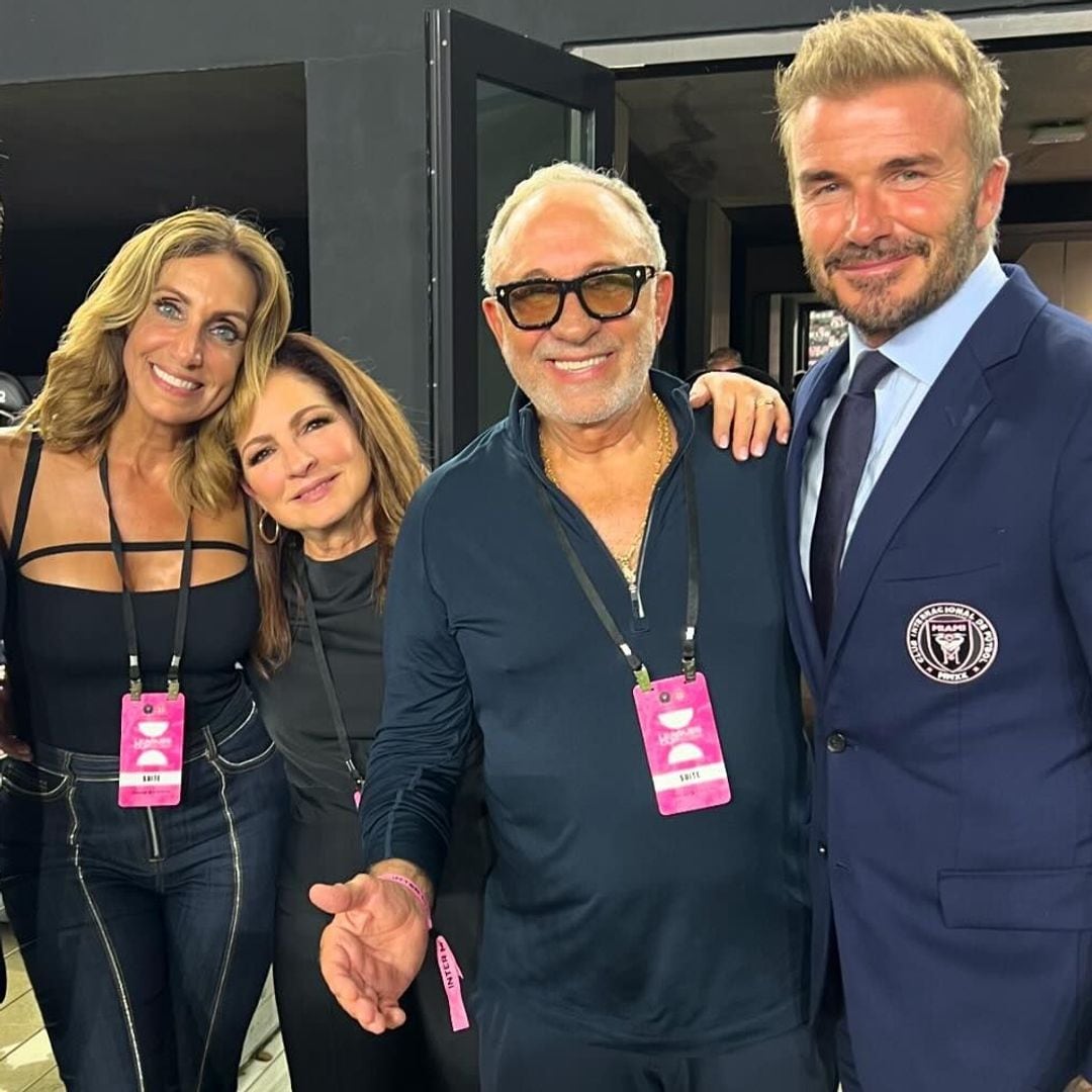 Lili Estefan presume su emocionante encuentro con Leo Messi y David Beckham