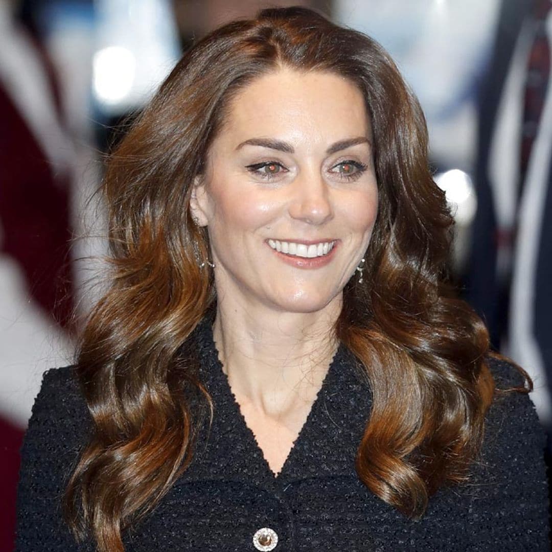 Kate Middleton, pura elegancia con nuevo vestido 'tweed' y sus zapatos Cenicienta